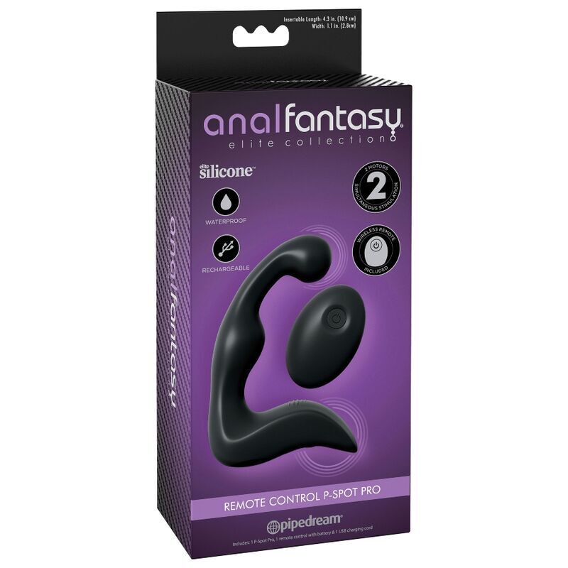 Ohmama vibrierender Analplug Fantasy Elite Collection Remote Pro Prostata-Massagegerät