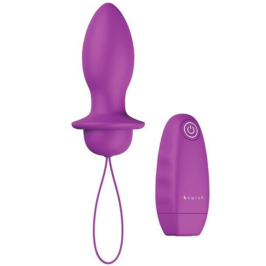 Analplug-Vibrator, weibliches Sexspielzeug B Swish – Bfilled Classic Vibrating Plug Orchid
