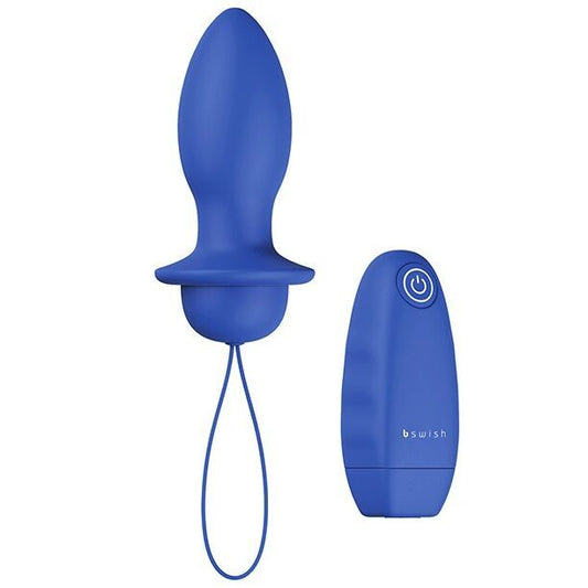 B swish – bfilled klassisches Denim-Analvibrator-Sexspielzeug mit Vibrationsplug
