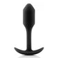 B-vibe snug plug 1 black anal plug sex toy weighted silicone plug