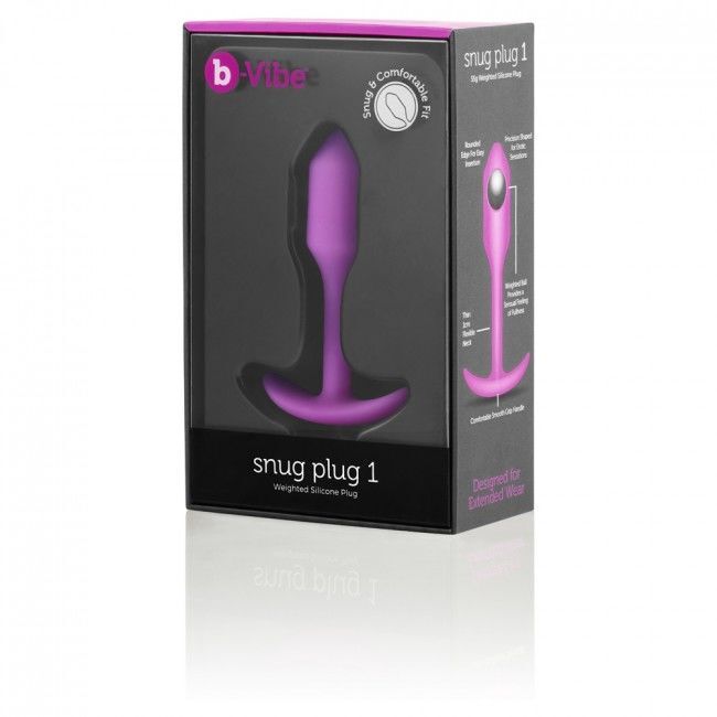 B-vibe snug plug 1 anal plug classic for beginner anus sex toys for women pink