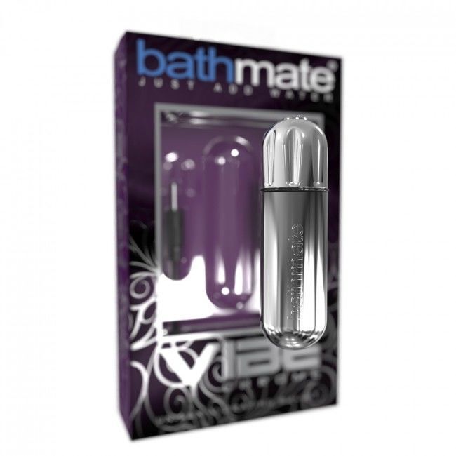 Bathmate vibe silver os vibrating bullet clitoris stimulation sex toy