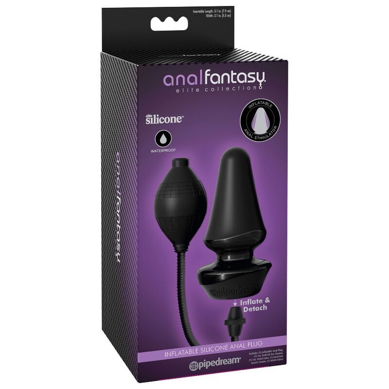 Anal fantasy elite collection plug inflatable silicone anal plug sex toy