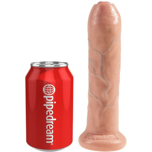 King cock dildo realistico pene non tagliato naturale 21 cm per donna giocattolo del sesso anale vaginale