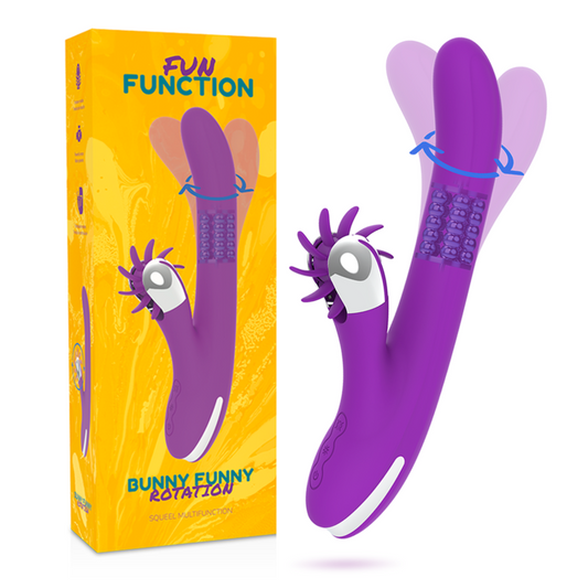 Funzione divertente coniglietto rotazione divertente 2.0 clitoride-massaggiatore-vibrazione-coppia-donne-sex-toys