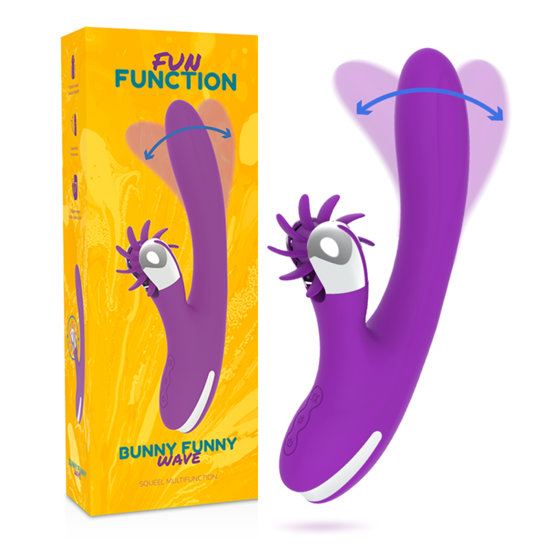 Multispeed-vibratore-g-spot-dildo-funzione bunny fun wave 2.0 -massaggiatore