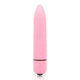 Glänzender dünner Vibrator Bullet G-Punkt Vagina Sexspielzeug für Erwachsene, Dildo, Frau, Massage, Rosa