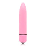 Vibratore da donna con vibratore per proiettili giocattolo sessuale rosa intenso dall'atmosfera lucida e sottile