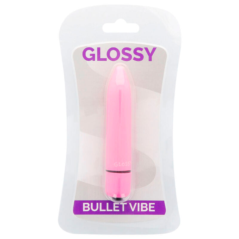 Glossy thin vibe deep pink sex toy bullet massager women vibrator