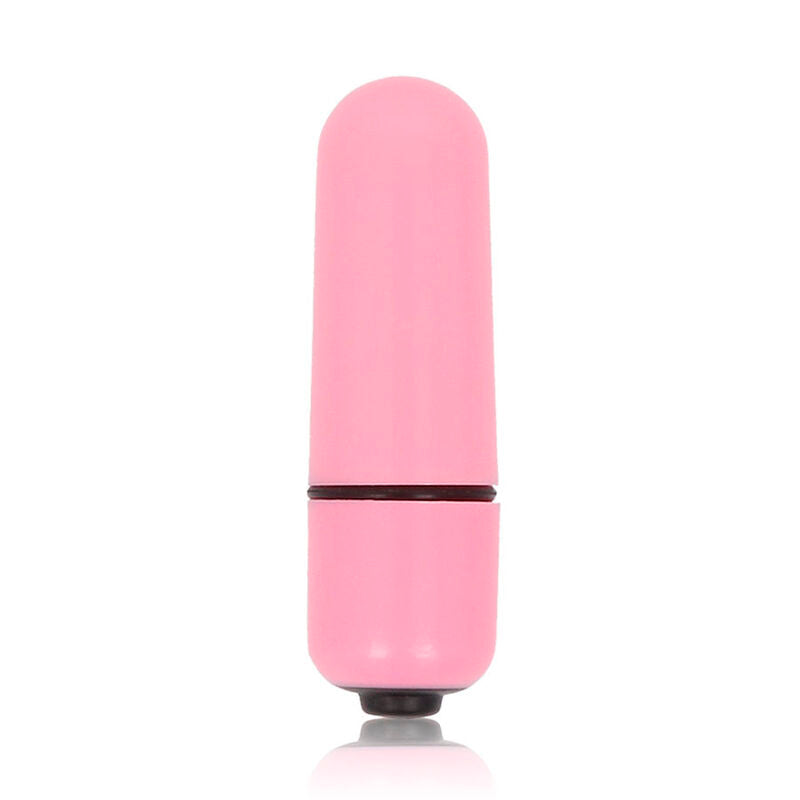 Vibratore femminile lucido piccolo proiettile vibrante punto G micro giocattolo sessuale per adulti rosa