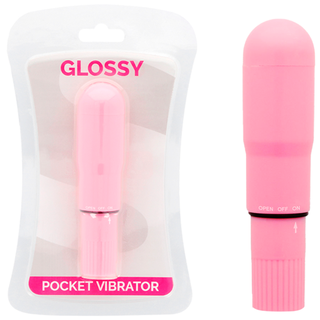 New female vibrator glossy pocket orgasm vagina pussy dildo g-spot sex toy pink