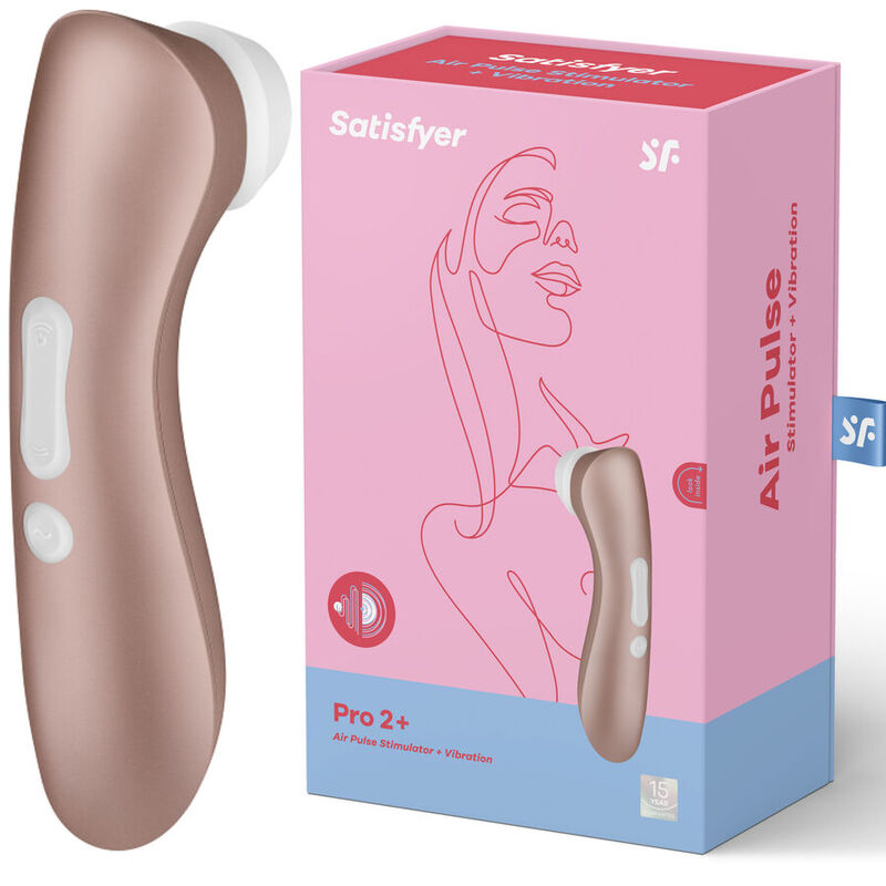 Satisfyer pro 2+ air pulse stimulator vibrator clitoris 2020 edition sex toy woman