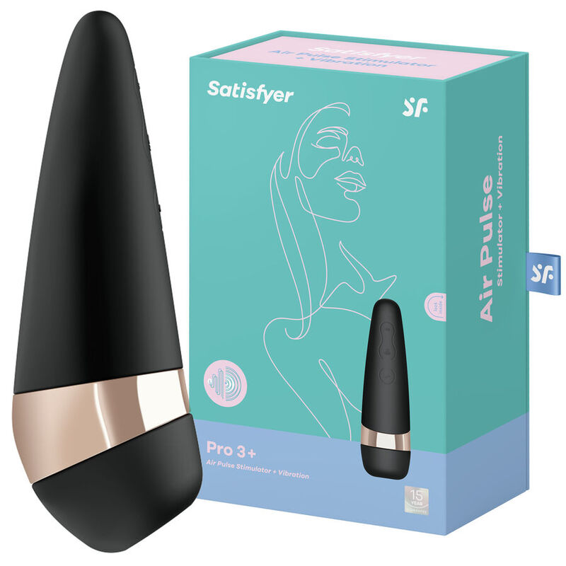 Satisfyer pro 3+ vibration 2020 edition clitoral stimulation air pulse sex toy