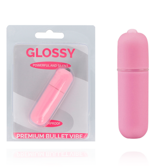 Glossy premium bullet vibe pink 10vibration sex toy stimulating women