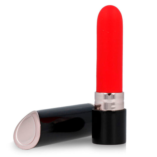 Labbra stile shia rossetto nero e rosso vibratore donna sex toy impermeabile