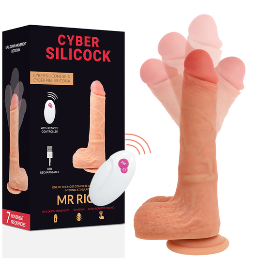 Bewegen Sie den Vibrator Smart Cyber ​​Silicock, realistische Fernbedienung, Mr. Rick, Sexspielzeug