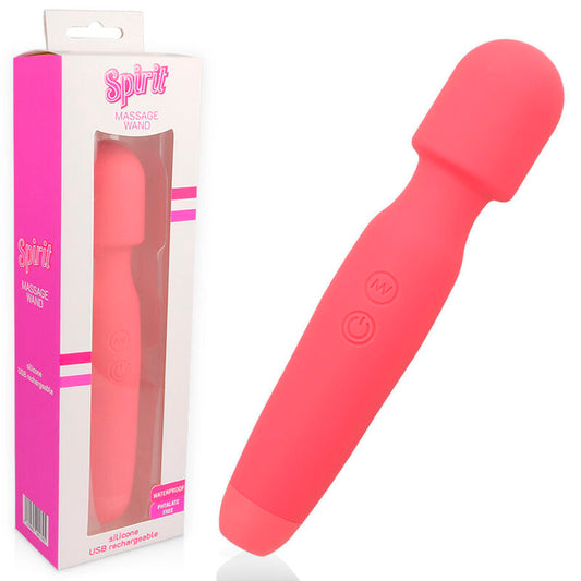 Multispeed vibrator g-spot dildo adult sex toy massager spirit massage wand pink