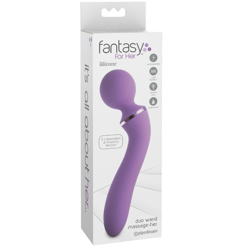 Fantasia per il suo massaggio con due bacchette: la vibrazione del punto G del suo sex toy