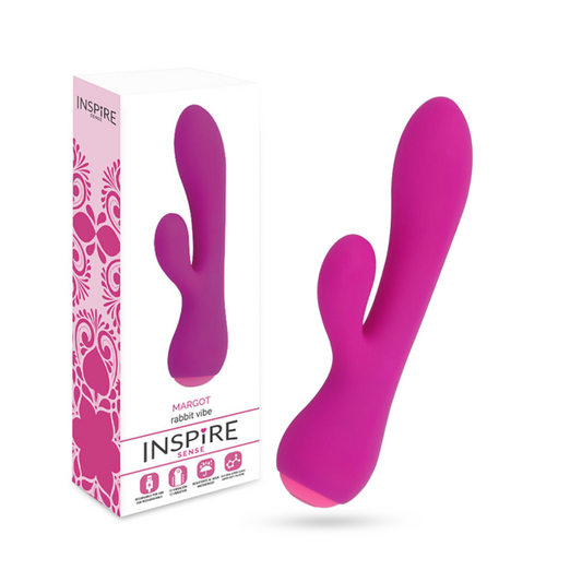 Inspire sense margot rabbit vibrator purple clitoral stimulator sex toy women