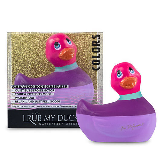 Aquatic vibrating duck colors pink sex toy I rub my duckie 2.0 relaxing massager