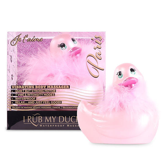 I rub my duckie 2.0 paris pink vibrating body massager paris sex toy
