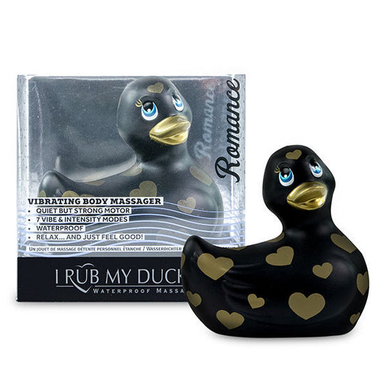 I rub my duckie 2.0 romance black&gold vibrating body massager sex toy
