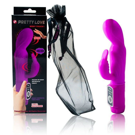 Grazioso flirt d'amore body touch viola dilagante vibratore giocattolo del sesso stimolazione del clitoride