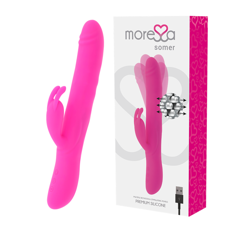 Clitoral stimulation moressa somer premium vibrator multirotation function sex toy