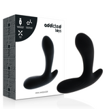 Addicted toys pleasure sexual anal massager black vibration silicone sex toys