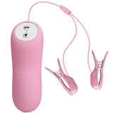 Romantic wave vibrating and electric shock nipple clamps sex toy stimulation