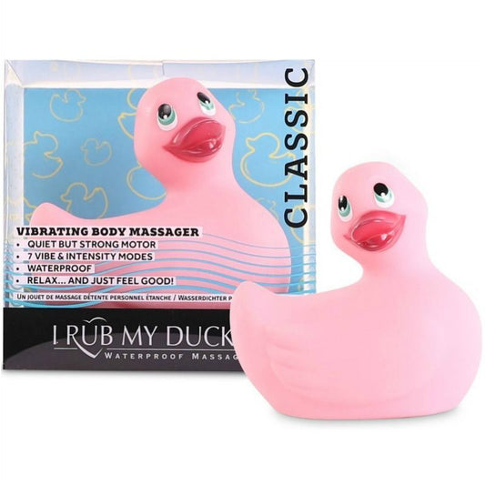 I rub my duckie classic vibrating duck pink sex toy waterproof massager