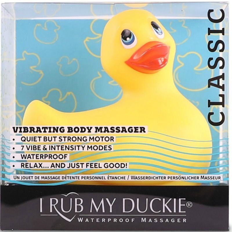 I rub my duckie waterproof massager classic vibrating duck yellow sex toy