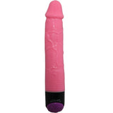 Colorful sex realistic dildo vibrator pink 23cm stimulation sex toy