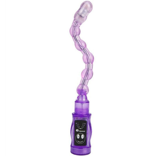 Distortion triple purple stimulator beads sex toy vibration speed