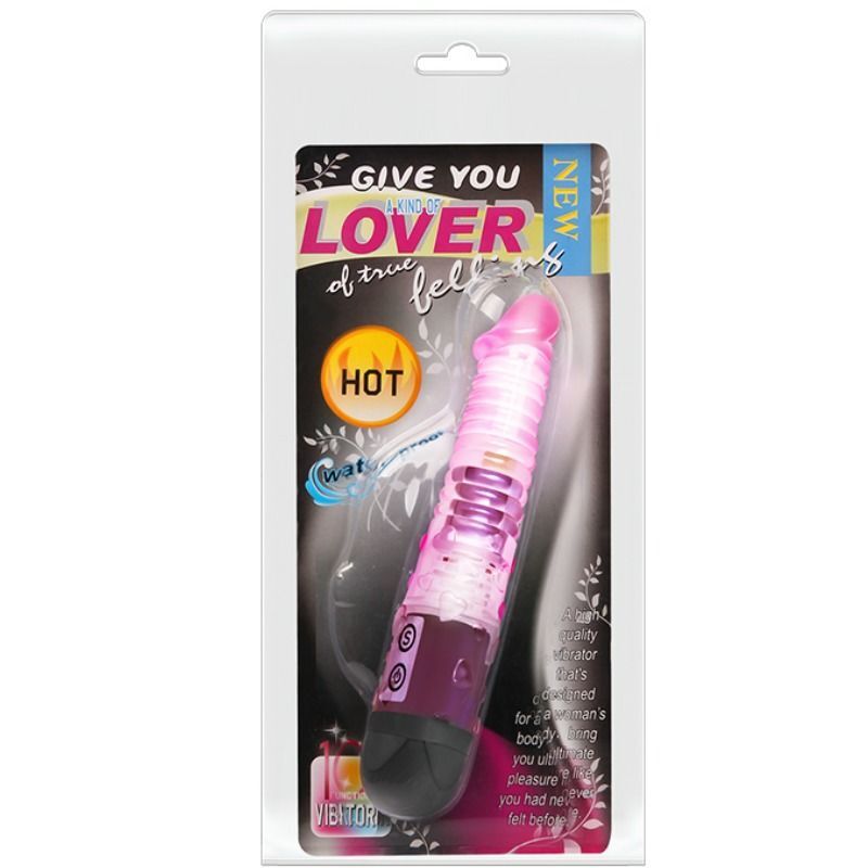 Geben Sie Ihrem Liebhaber Vibrationspulsation rosa Multiorgasmus-Sexspielzeugstimulation