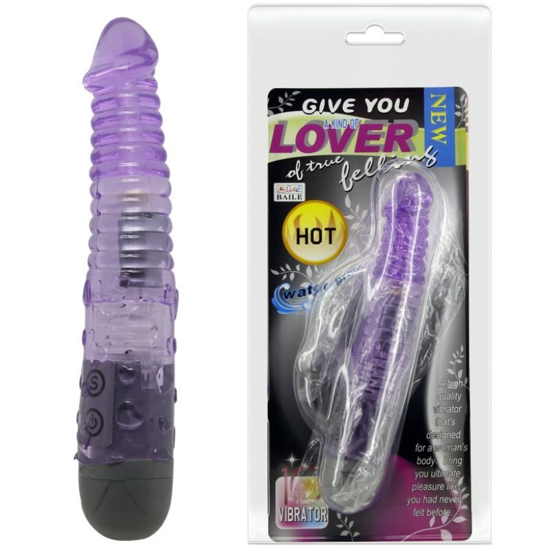 Geben Sie Ihrem Liebhaber eine Art lila Multi-Orgasmus-Vibrator zur sexuellen Stimulation