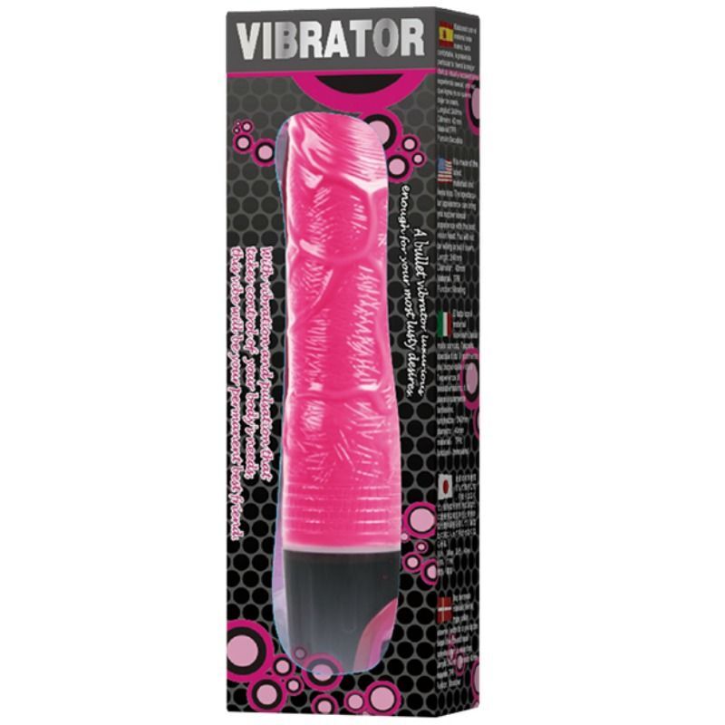 Baile vibratore multivelocità dildo rosa morbido sex toy potente vibrazione