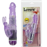Baile vibratori multispeed stimolatore clitorideo coniglio vibratore giocattolo sessuale viola