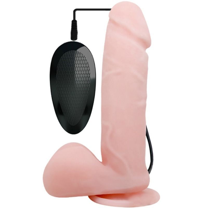 Baile skin oliver realistic dildo vibrator rotating function sex toy with suction cup