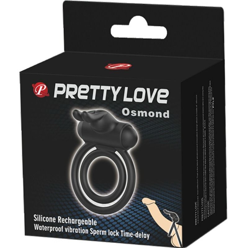 Pretty love osmond silicone vibrating ring bullet sex toy men women stimulation