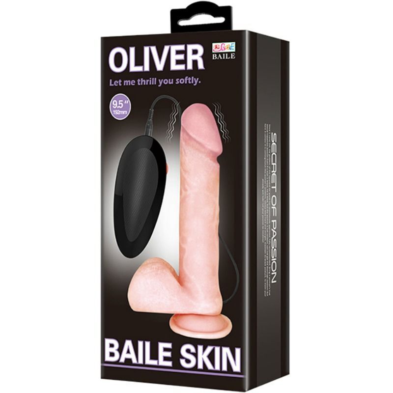 Pretty Love Olivier realistischer Dildo mit Vibrationssaugnapf