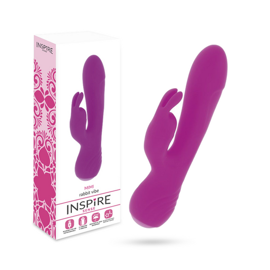 Inspire sense mimi vibrator rabbit g-spot sex toy adult women purple