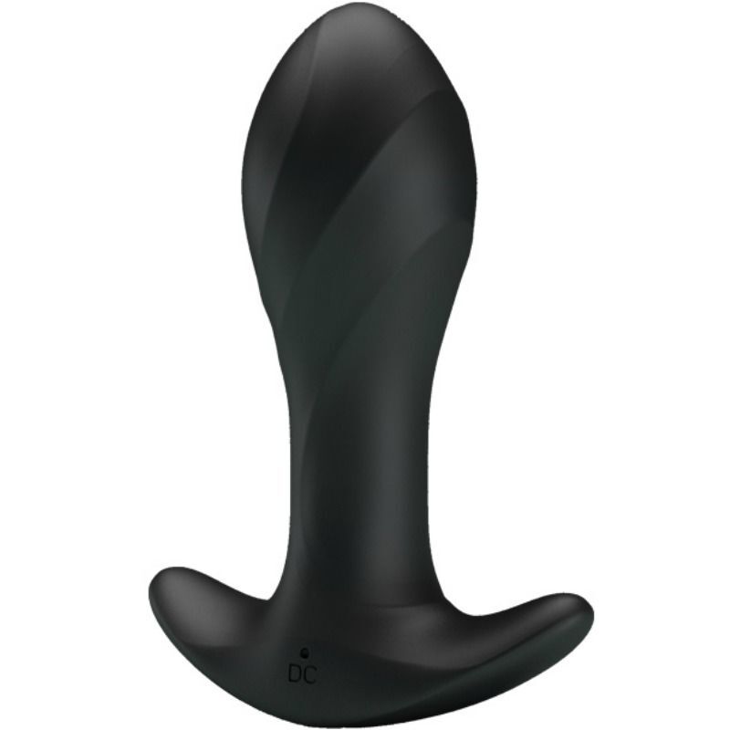 Anal stimulation vibration sex toy pretty love anal plug massager black unisex