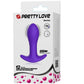 Pretty love morton anal plug massager purple sex toy butt plug stimulation