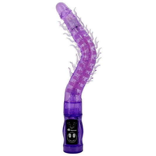 Stimolatore vibrante Baile Thorn Dragon, giocattolo sessuale viola, stimolazione del clitoride