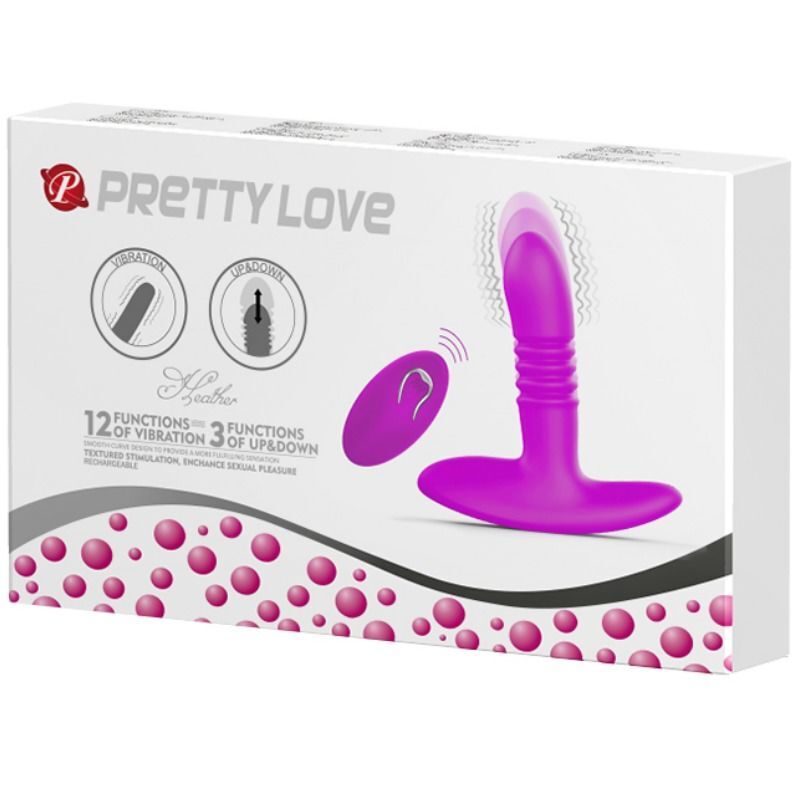 Up&down anal plug pretty love heather toys sex toy massager plug stimulation