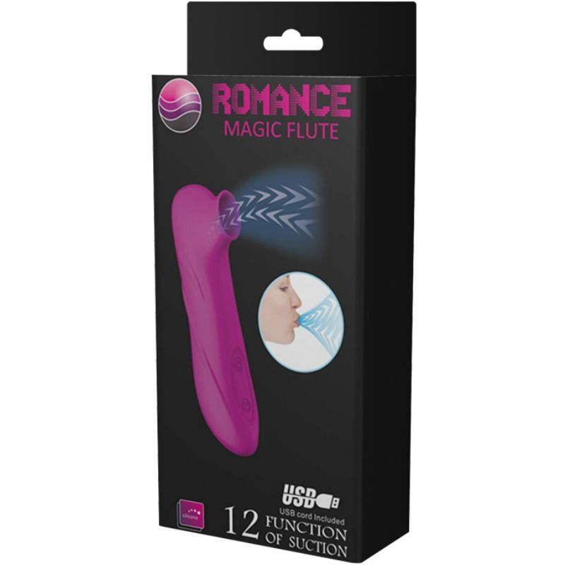 Romance magic flute stimulator 12 suction modes sex toy vibration clitoral