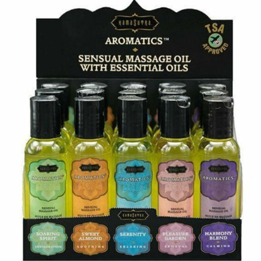 Kamasutra set 15 massage oils + display box