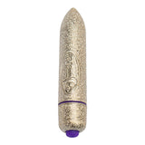 Female vibrator rocks off ro-80 mm vibrating bullet gold adult sex toy woman 7V