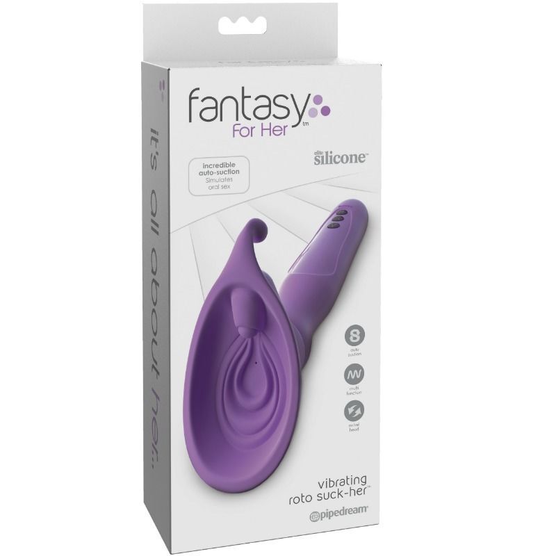 Fantasy for her vibrating roto suck-her sex toy for women suction cup stimulating